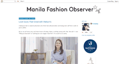 Desktop Screenshot of manilafashionobserver.com