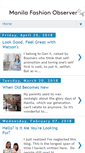 Mobile Screenshot of manilafashionobserver.com